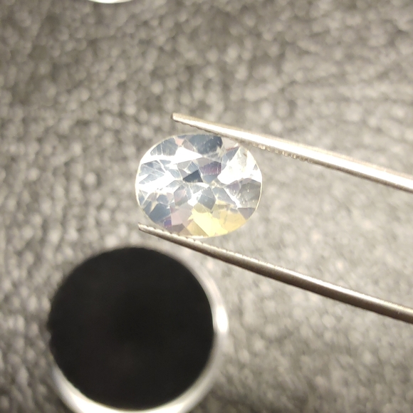 Faceted Clear Morganite Gemstone #136 - Picture 3 of 7